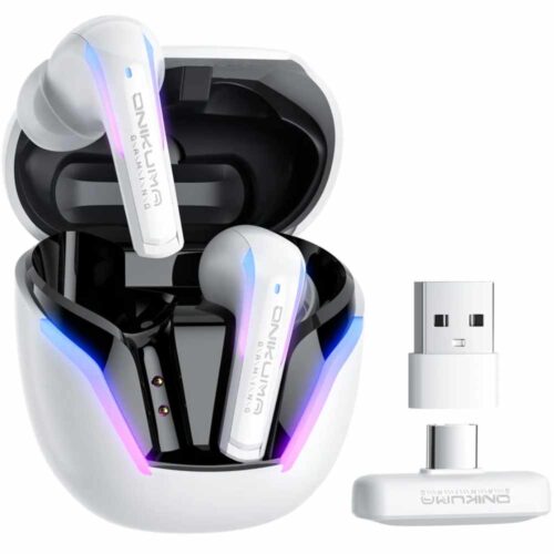 ONIKUMA T27 2.4G Wireless Gaming Earbuds with ENC Mic